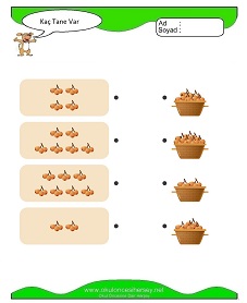 okul öncesi çocuklar Kaç Tane Var çalışma sayfaları